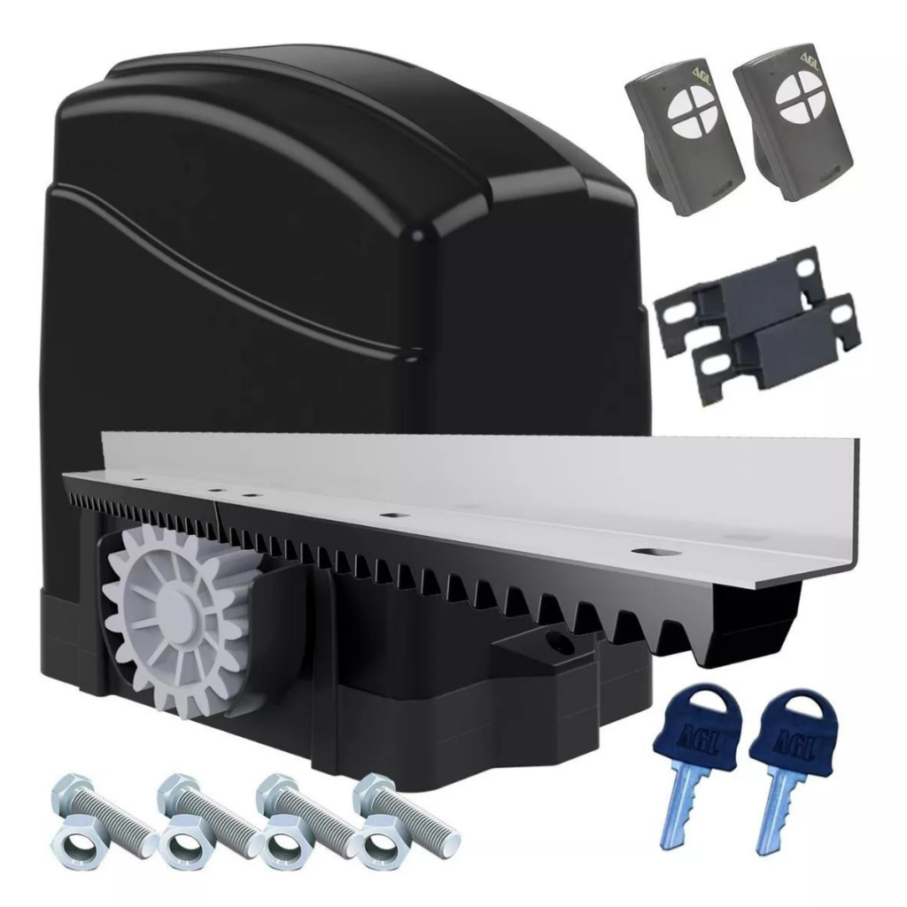 Kit Motor Eletronico Deslizante Agl Trino 300kg