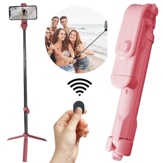 Bastão de Selfie com Tripé Para Celular com controle