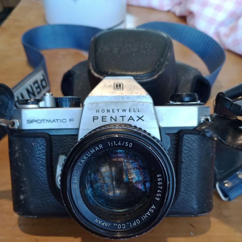 Antiga Máquina Fotográfica Pentax Spotmatic F Honeywell