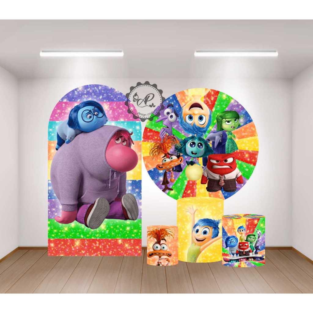 PAINEL RED + CAPAS CILINDROS + PAINEL VERTICAL DIVERTIDAMENTE
