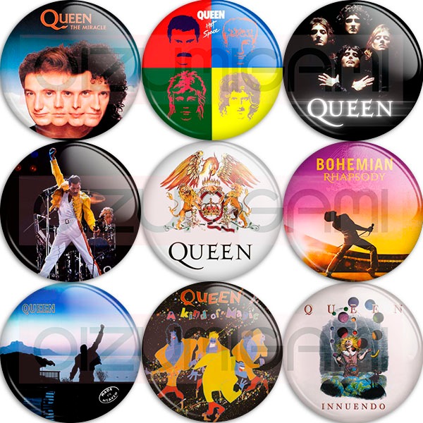Botons - Bottons - Buttons - Queen - Tam: 4,5cm | Shopee Brasil