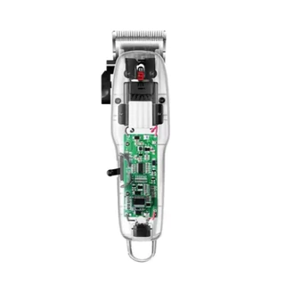 Máquina De Cortar Cabelo Profissional Sem Fio Kemei Ng208 Cor Transparente 110v/220v Bivolt Sem Fio