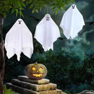 Fantasma Voador Pendurado Árvore Jardim Janela Pátio Gramado Decoração Festa Halloween 90 Cm