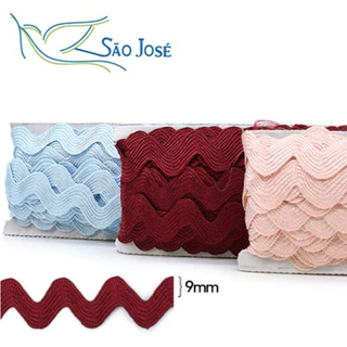 Sianinha Larga 9mm São José - 10 Metros em Oferta na Shopee