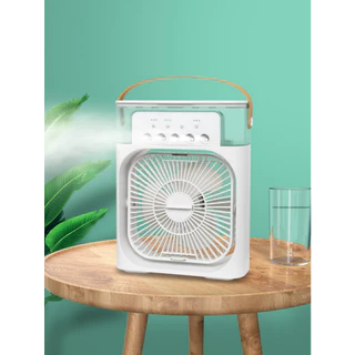 Novo spray pequeno ventilador elétrico de 5 orifícios mini ventilador refrigerado a água ar ultra silencioso em Oferta na Shopee