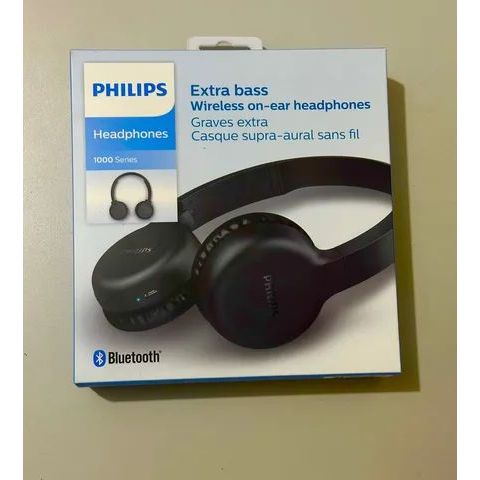 FONE SEM FIO HEADPHONES PHILIPS 1000 SERIES EXTRA BASS WIRELESS ON EAR HEADPHONES TAH1205 12 MESES DE GARANTIA Shopee Brasil