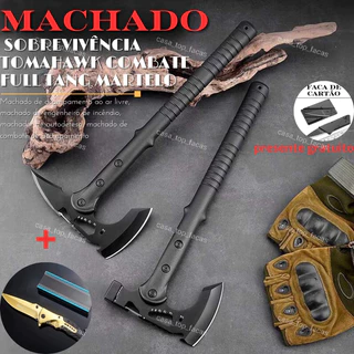 Machado Tático Sobrevivência Tomahawk Combate Martelo CJ-54/CJ-55