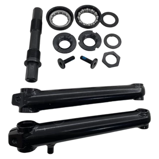 Pedivela bmx 3 peças caixa 50mm braços com eixo fresstyle cross tsw bike com central