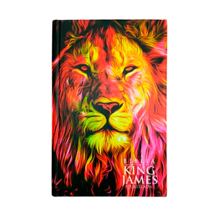 Bíblia Sagrada | King James Atualizada | Letra Hipergigante | Capa Dura | Leão Fogo
