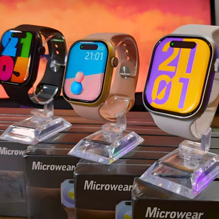 Microwear Smartwatch W29s Series 9 Original Gps Nfc Monitoramento Saúde, Atende faz chamadas