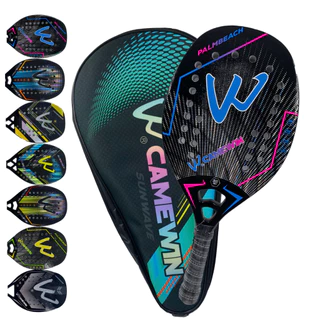 RAQUETE CAMEWIN FULL CARBON 3K ORIGINAL C/ CAPA LEVE CARBONO em Oferta na Shopee