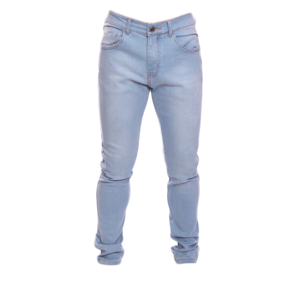 Calça Skinny Jeans Masculina Lavagem Clara Cristal Linha Premium Com ...