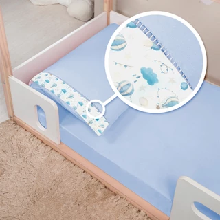 Jogo Lençol 02 Peças Mini Cama 150x70cm Montessoriana Ponto Palito Antialérgico em Oferta na Shopee