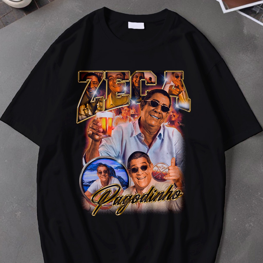 Camiseta Graphic Zeca Pagodinho 100% Algodão 30.1 Envio Imediato Meme