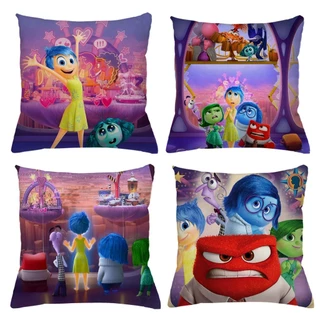 Kit 4 Capas De Almofadas Digitais infantil Lilo stitch , Moanna , Divertidamente + personagens