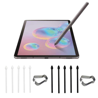 Ponta Reposição S Pen Samsung Tab S6 Lite S7 Note 10 20 Kit 5 Unidades + Extrator (preta)