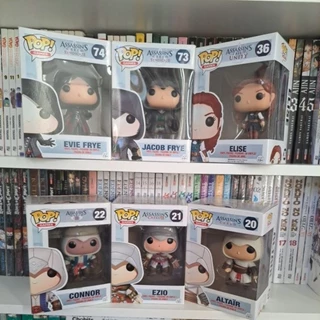 Funko Pop! ASSASSIN'S CREED Connor, Ezio, Altaïr, Evie Frye, Jacob Frye, Elise