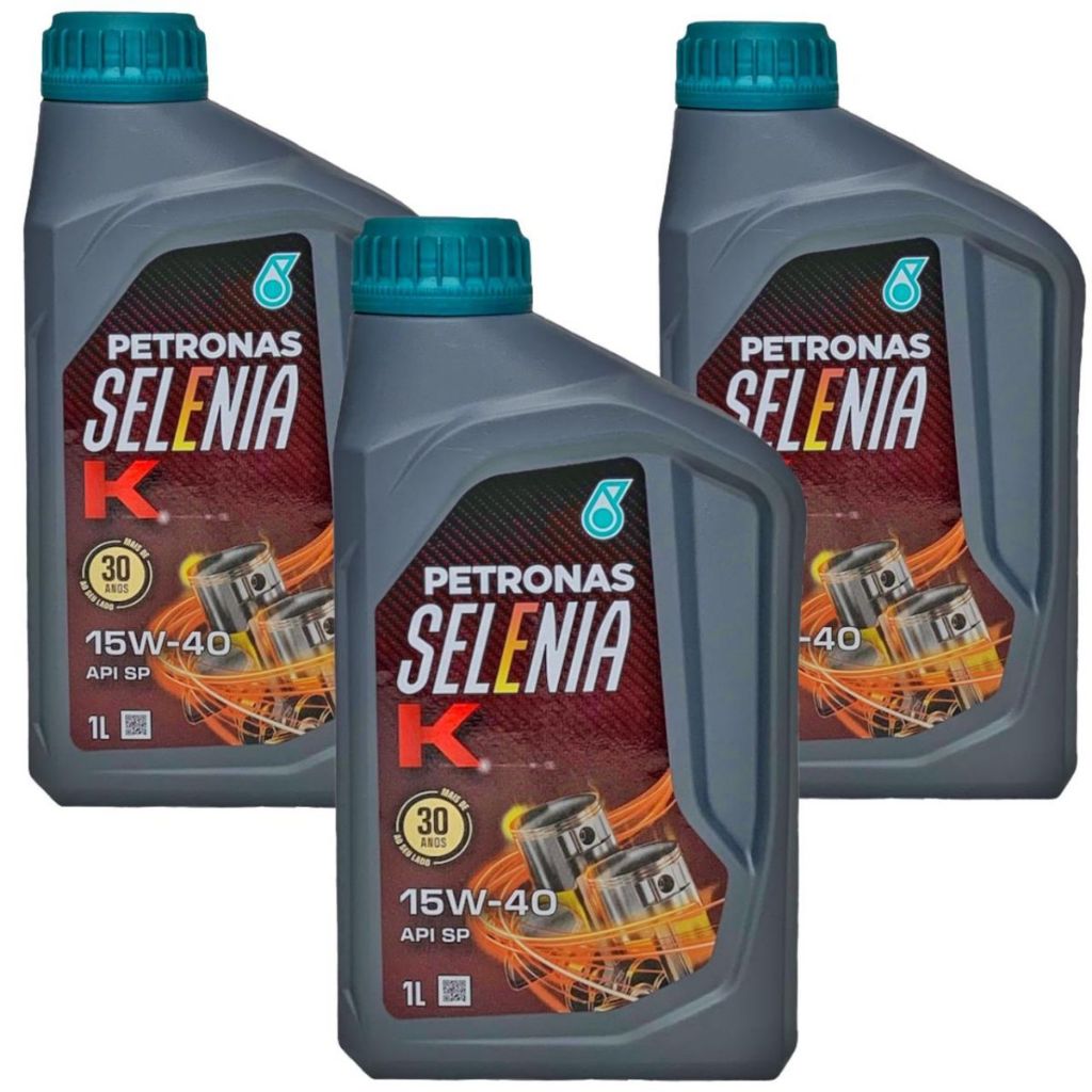 Kit 3 Óleo Petronas Selenia 15w40 Semissintético | Shopee Brasil