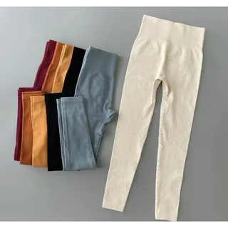 Legging Academia Feminina Canelada Sem Costura importada