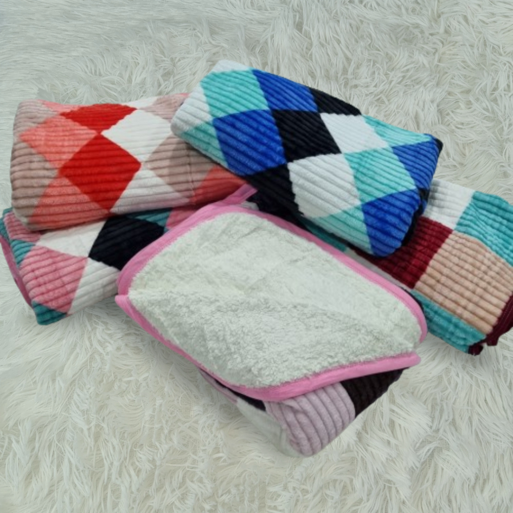 Cobertor manta Sherpa Casal Grossa Aprox. 2,20x1,80 Quentinha Coberta Varias Cores