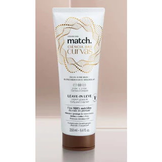 Leave-in Match Curvas, Cachos e crespos