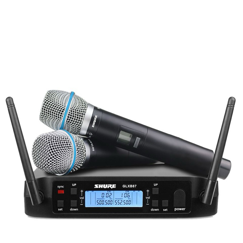 Microfone Shure Original de Altíssima qualidade Glxd4 Beta 87a