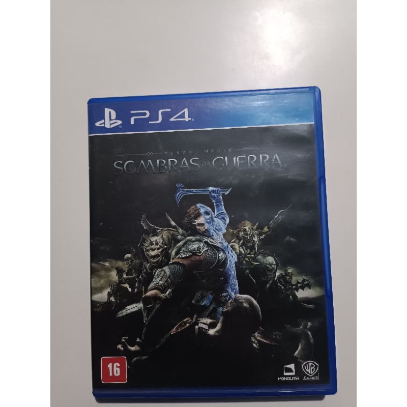 sombras da guerra Playstation 4