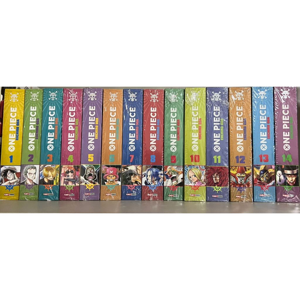 One Piece 3 em 1 - Volumes 1 a 14