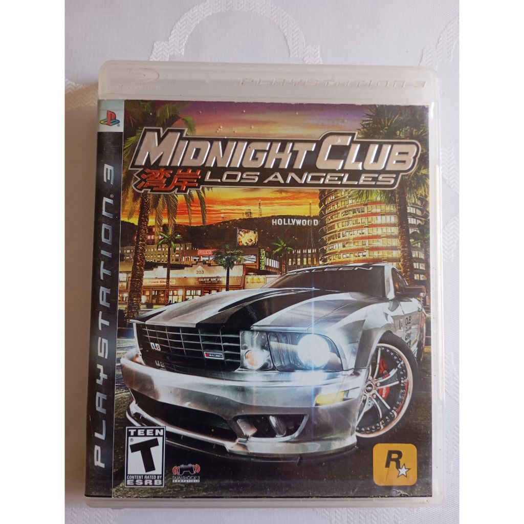 Midnight Club Los Angeles Ps3 Mídia Física