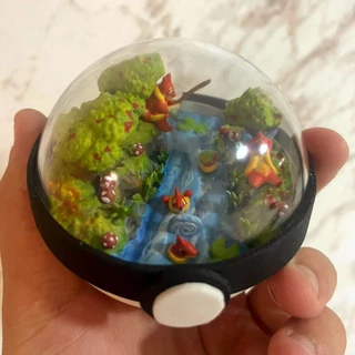 Diorama Pokémon personalizado com seu pokémon preferido! | Diorama - Terrário