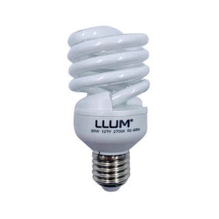 Lâmpada Llum Espiral 110v Branco Quente