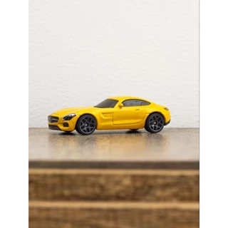 Miniatura Hot Wheels Mercedes AMG GT Exotics amarelo (loose)