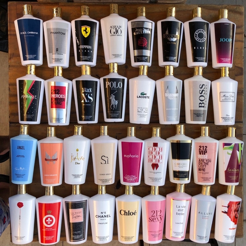 Combo Atacado 10 Unidades Creme Hidratante Escolha as Fragrâncias Loção Perfumada Feminino Masculino