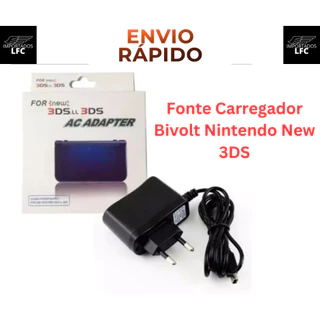 Fonte Carregador Bivolt P/ Nintendo New 3ds Dsi 3ds Xl Dsixl console