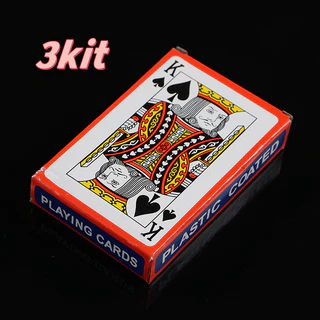3 Kit Baralho 54 cartas para jogar com Família, Amigos Diversão em Oferta na Shopee