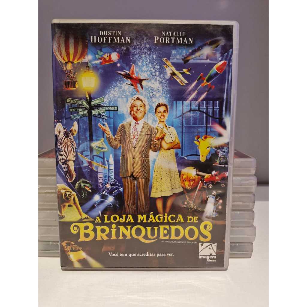 A LOJA MÁGICA DE BRINQUEDOS - Dustin Hoffman Natalie Portman - DVD