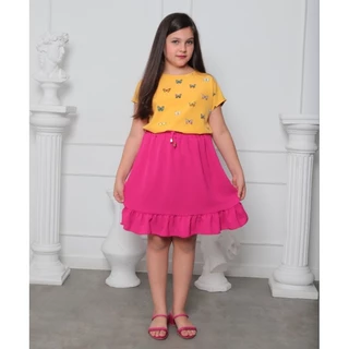 Saia Infantil Menina Duna