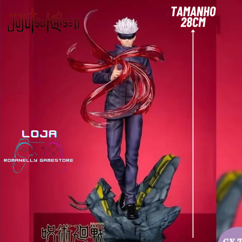 Jujutsu Kaisen Gojo Yuji Itadori Sukuna 28cm Action Figures Colecionaveis anime decoração boneco enfeite presente geek