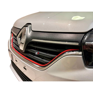Friso aplique Vermelho Grade Renault logan sandero 2020+