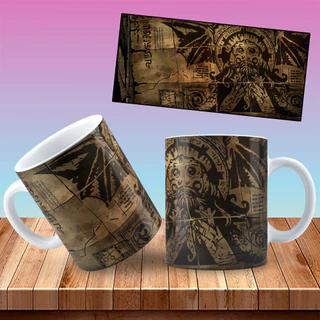 Caneca de porcelana - 325 ml - Darkest dungeon - geek