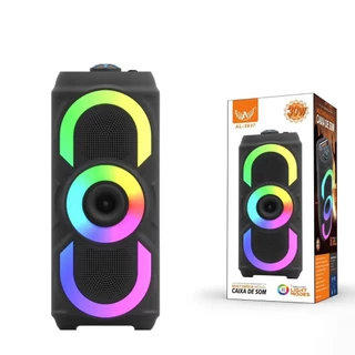 Altomex Novo e atualizado colorido Caixa de som Bluetooth 30W Subwoofer