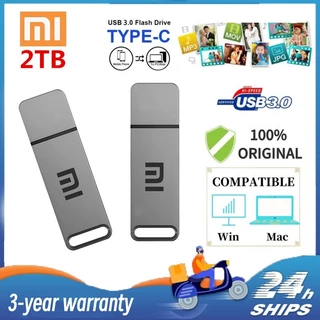 Pen Drive Xiaomi 2TB USB 3.1 Flash Wateproof Dustproof Shock Memory Stick