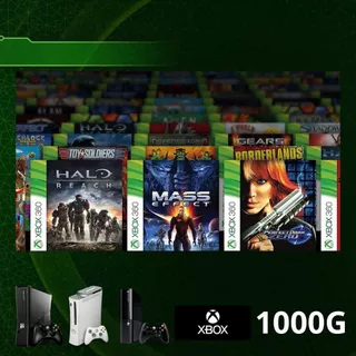 Hd 1terá XBOX 360 - Hd Externo com 150 Jogos + 3000 jogos retro ( Emuladores e Aurora )