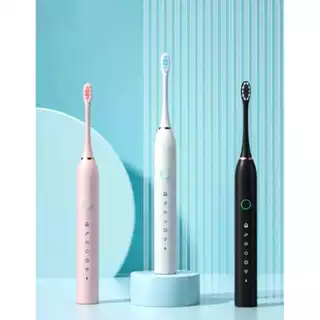 HYQ1913 Escova De Dentes Elétrica IPX7 Com Cabeça Substituivel inteligente Ultrassônico À Prova D'água