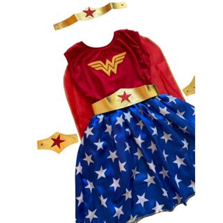 Fantasia Infantil de Super-Heroína em Oferta Shopee 2025