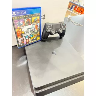 Console Playstation 4 Slim 1Tb Impecável Completo na Caixa + Jogo