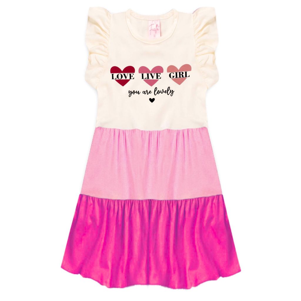Vestido Infantil Feminino Roupa Menina Verão - PRONTA ENTREGA