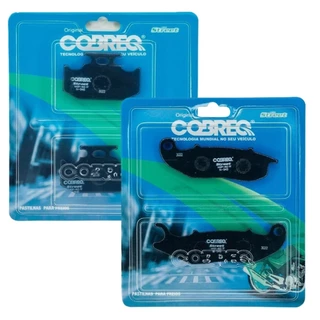 Kit Pastilhas de Freio Fazer 250 Abs 2018-2023 Cobreq Street
