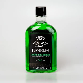 LOCAO POS BARBA 240g - FOX FOR MEN (VERDE)