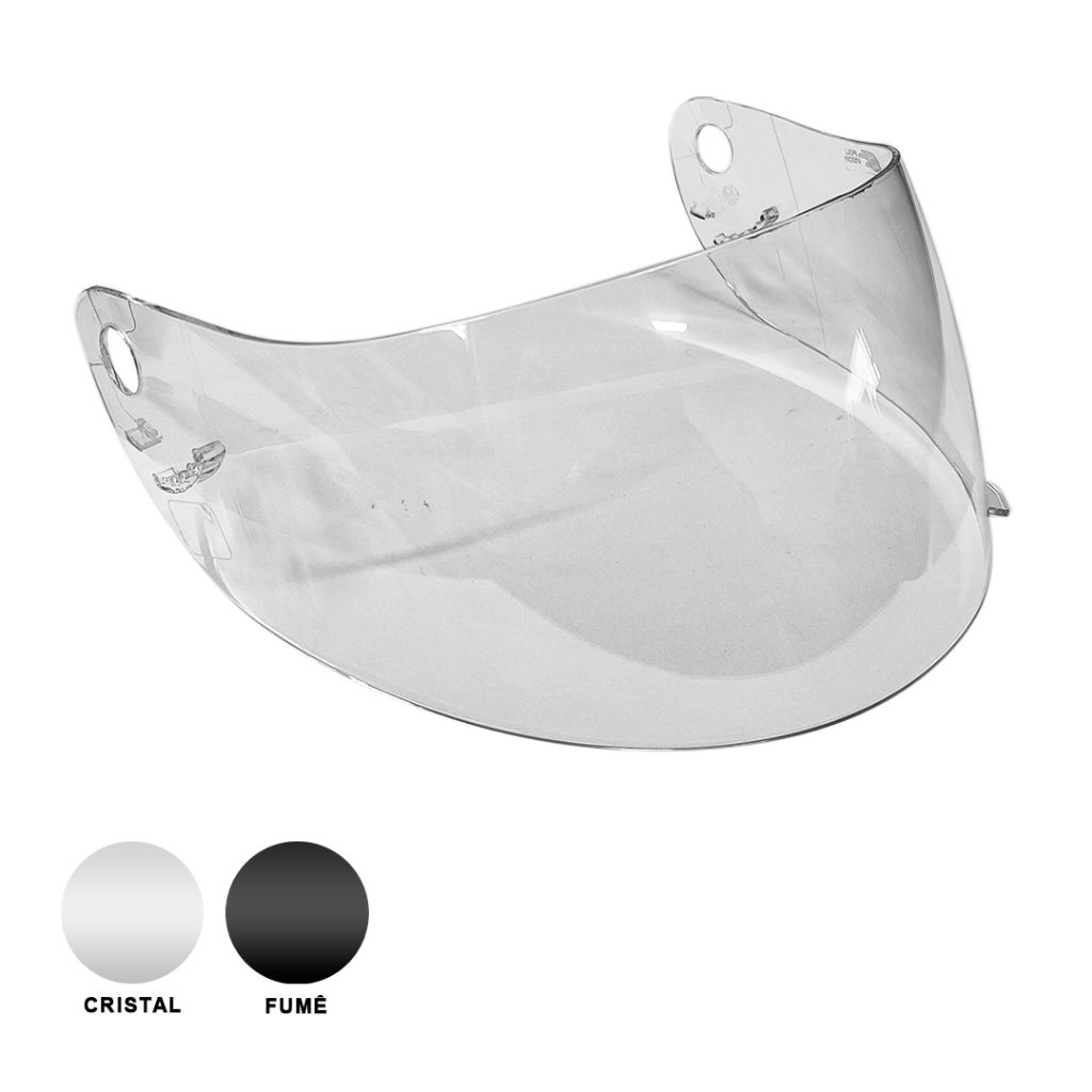 Viseira Capacete New EBF 7 Com Furo - Marca Polivisor